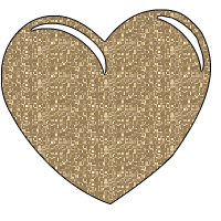 Gif animé coeur petillant